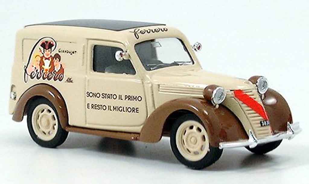 Fiat 1100 1950 1/43 Brumm 1950 Ferrero Lieferwagen modelauto