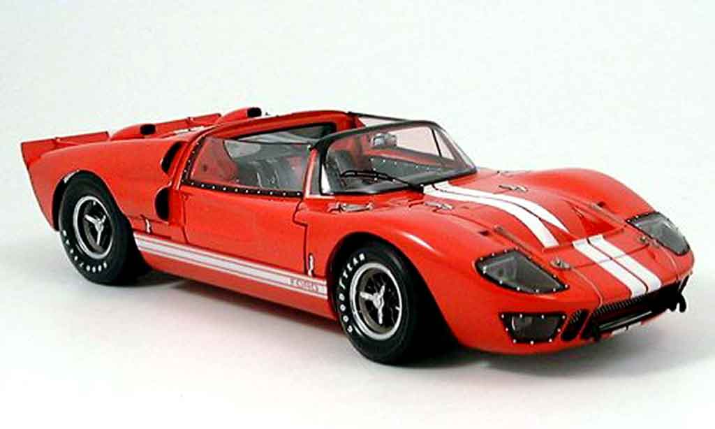 Ford GT40 1/18 Exoto GT 40 mk ii roadster rood modelauto