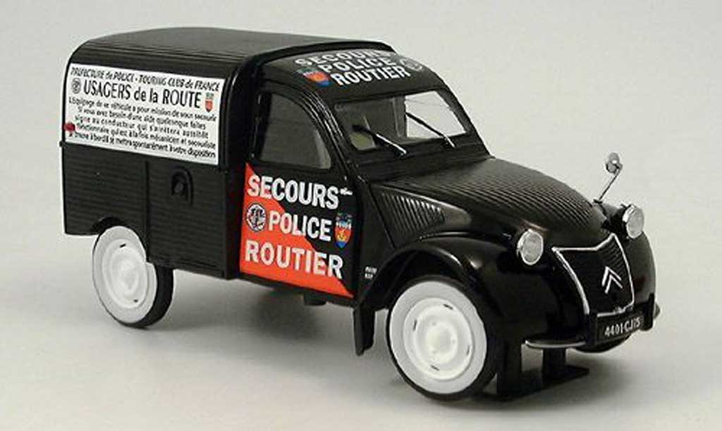 Citroen 2CV 1/43 Norev Boite Secours routier politie (F) modelauto