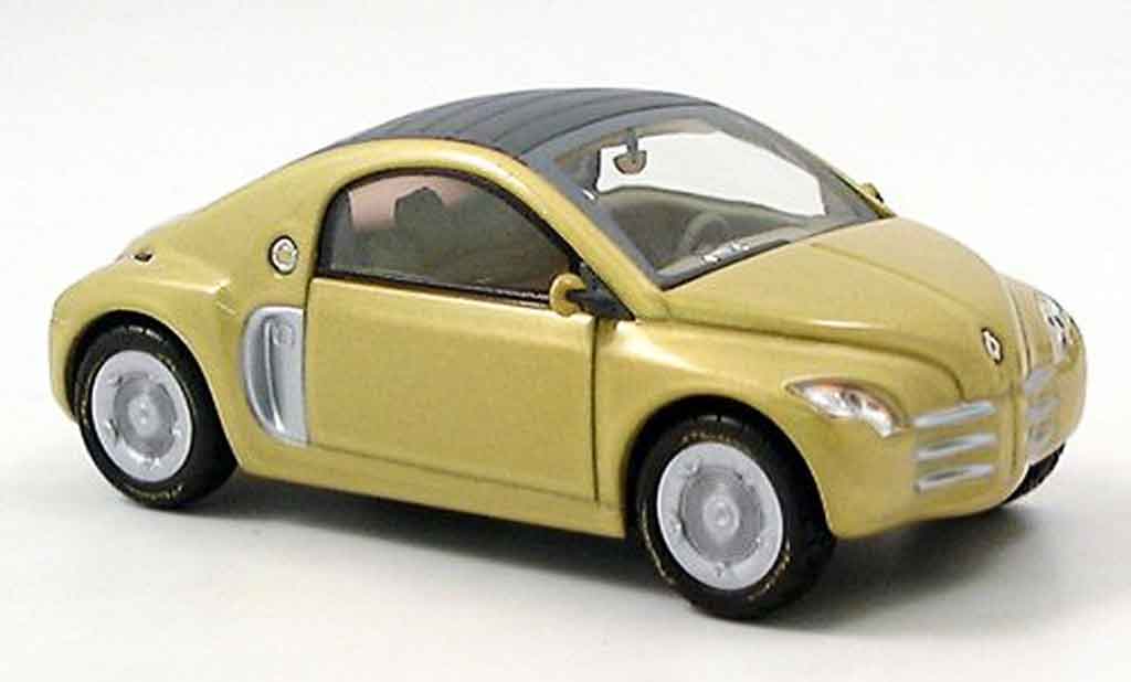 Renault Fiftie 1/43 Norev geel concept car 1996 modelauto