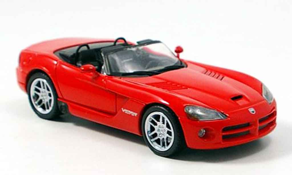 Dodge Viper SRT 10 1/43 Norev SRT 10 cabriolet/cabriolet rood 2006 modelauto