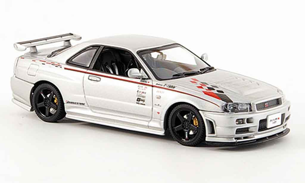 Nissan Skyline R34 1/43 Autoart R34 nismo Z Tune 2001 modelauto