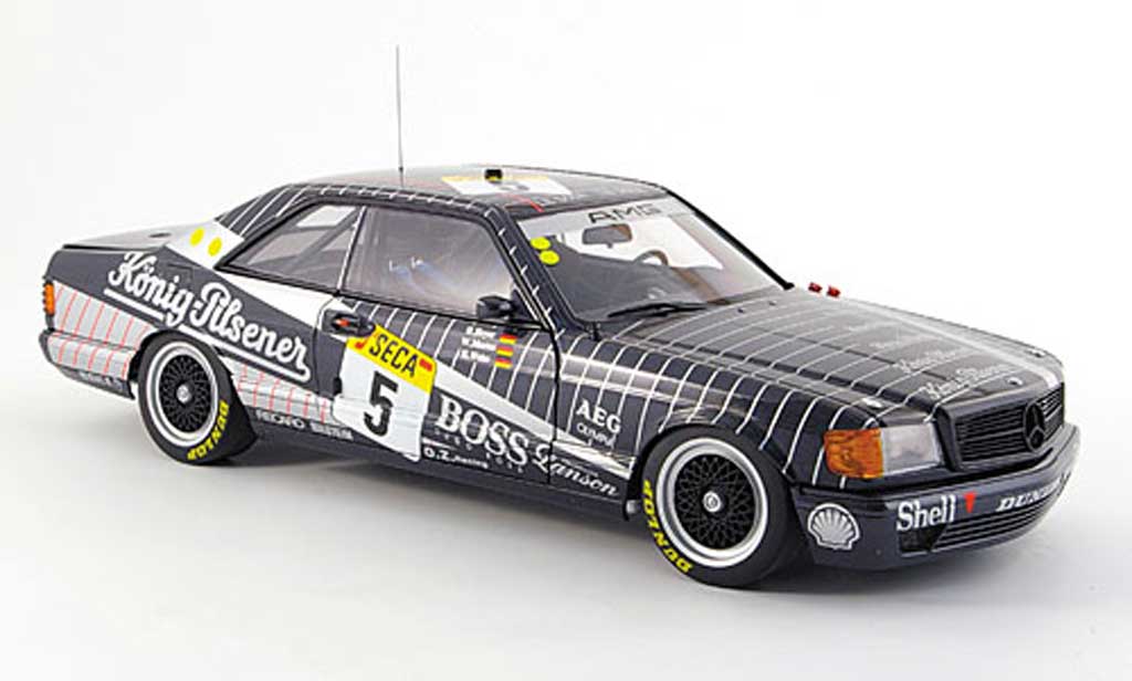 Mercedes 500 SEC 1/18 Autoart SEC (w126) amg no.5 24h spa 1989 modelauto