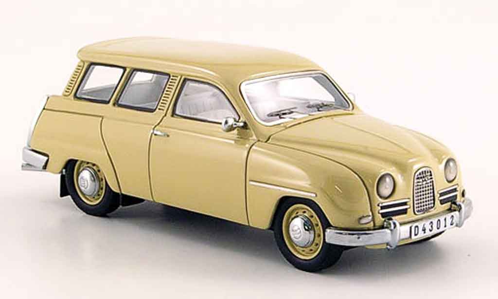 Saab 95 1/43 Neo beige 14 modelauto