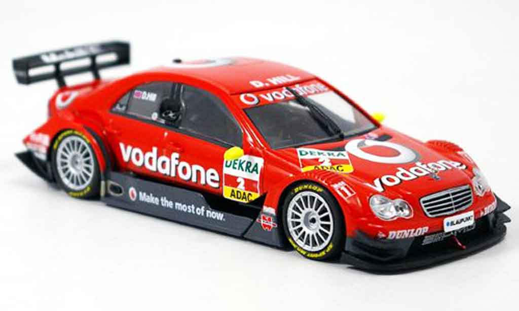 Mercedes Classe C 1/43 Minichamps DTM Damon Hill Team Vodaphone 2006 modelauto