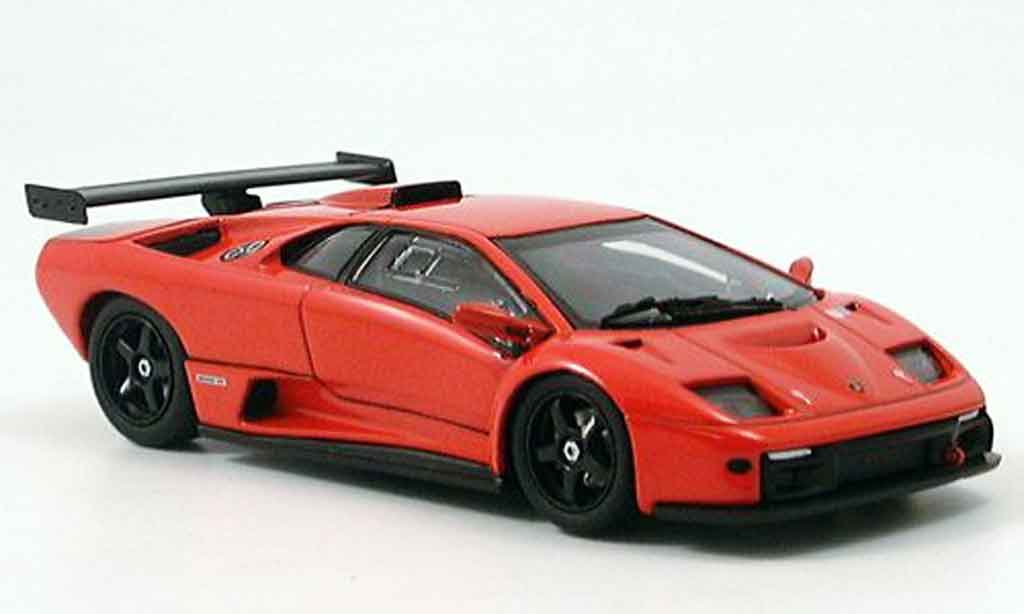 Lamborghini Diablo GTR 1/43 Kyosho GTR rood modelauto