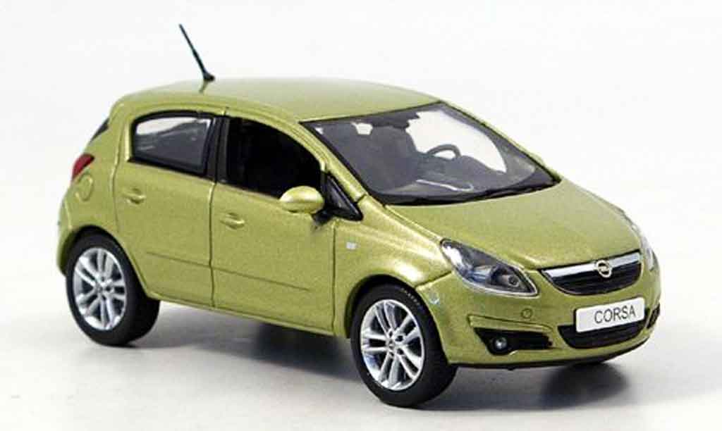 Opel Corsa 1/43 Norev grun 5 turer 2006 modelauto