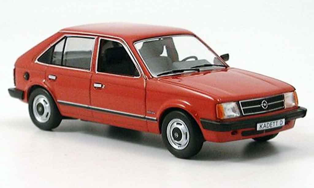 Opel Kadett D 1/43 Schuco D rood 1979 1984 modelauto