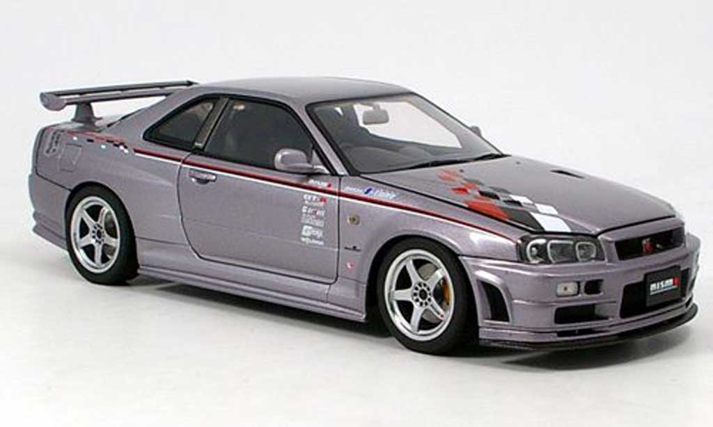Nissan Skyline R34 1/18 Autoart R34 nismo sport version modelauto