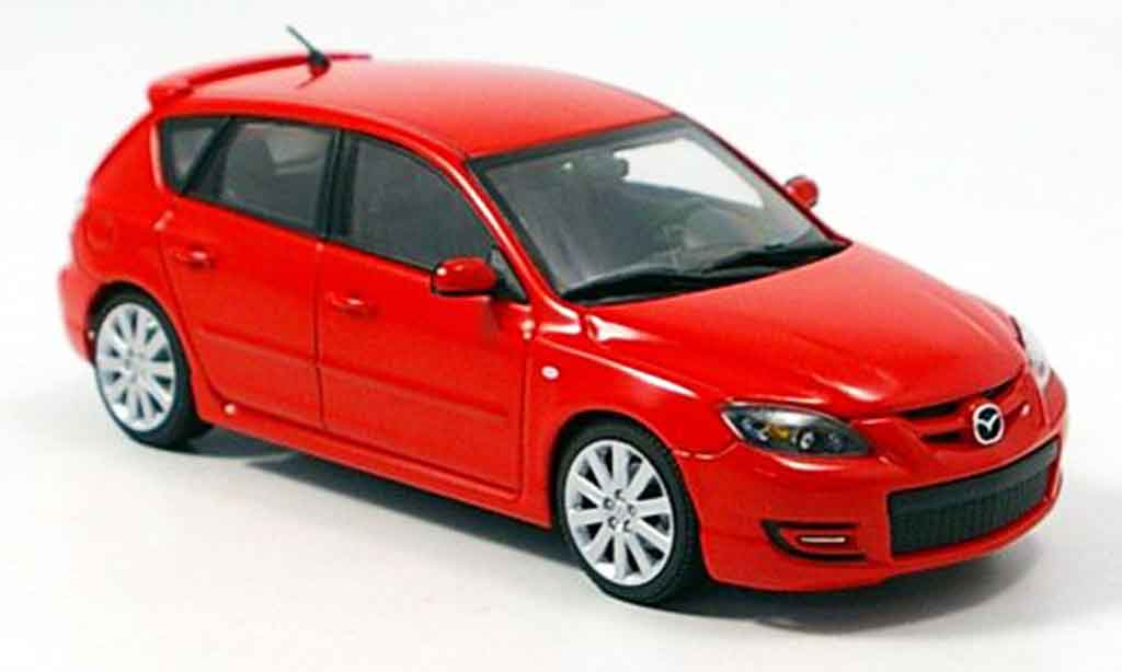Mazda 3 1/43 Autoart MPS rood modelauto