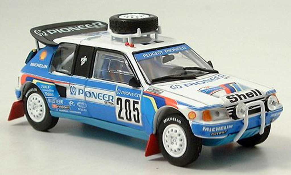Peugeot 205 Turbo 16 1/43 Norev Turbo 16 Dakar 1988 T16 modelauto