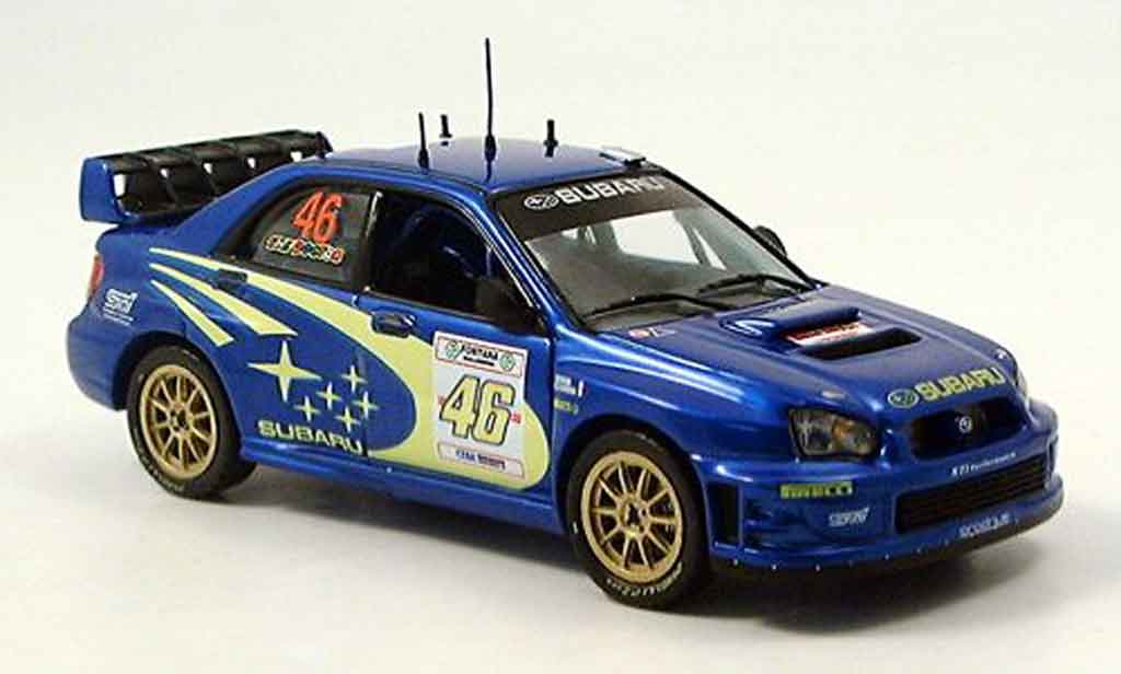 Subaru Impreza WRC 1/43 IXO WRC valentino ross rallye monza 2005 modelauto