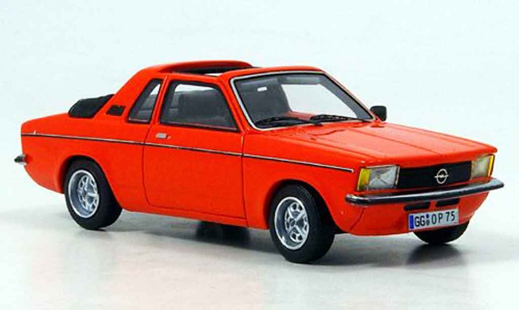 Opel Kadett C 1/43 Neo C aero oranjerood 1978 modelauto