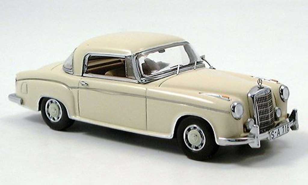 Mercedes 220 S 1/43 Spark S Coupe (W180) beige modelauto