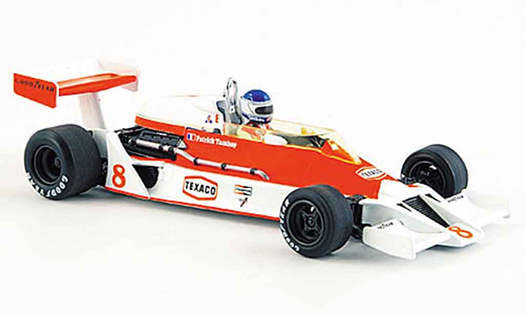 McLaren M26 1/43 Minichamps Ford P.Tambay avec Motornachbildung 1978 modelauto