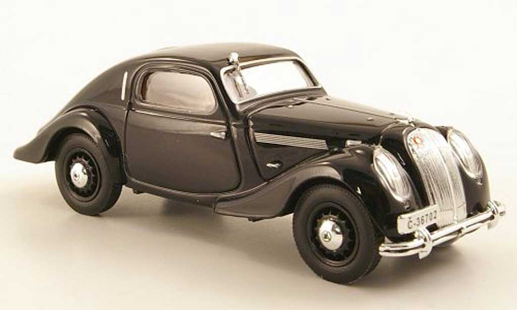 Skoda Popular Sport 1/43 Abrex Monte Carlo zwart 1935 modelauto