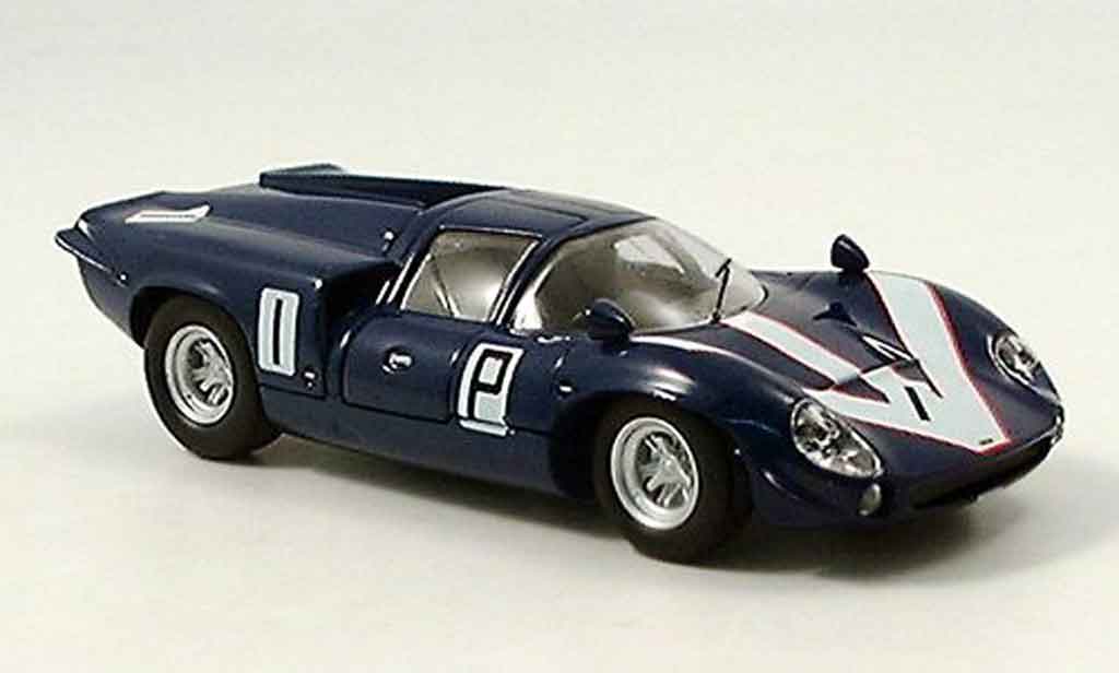 Lola T70 1/43 Del Prado MK II No.1 blauw modelauto