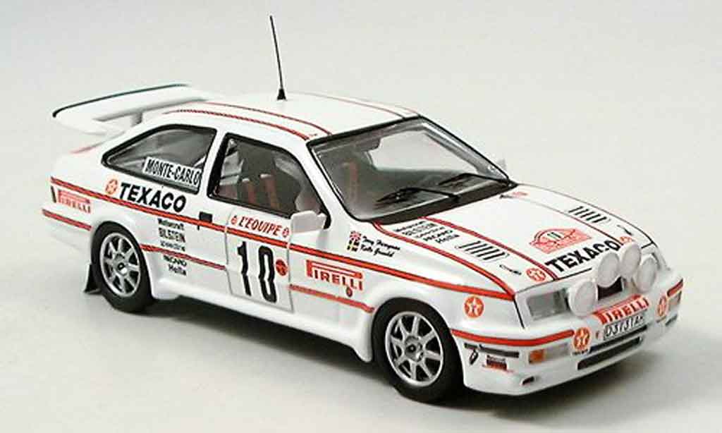 Ford Sierra Cosworth RS 1/43 Trofeu Cosworth RS Cosworth Texaco Rally Monte Carlo 1987 modelauto