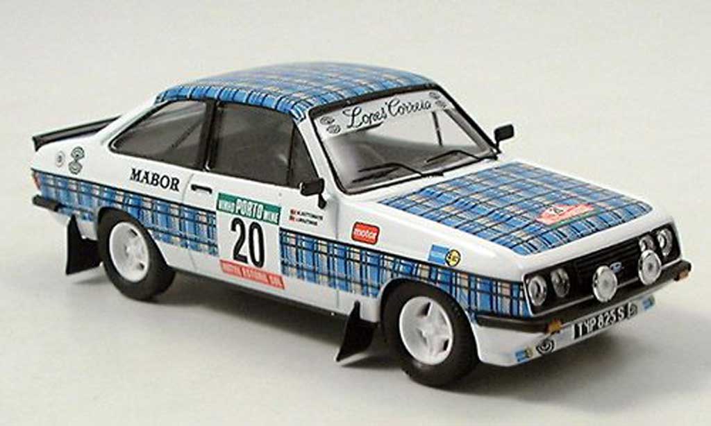 Ford Escort RS 2000 1/43 Trofeu RS 2000 No.20 Lopes Correia Rally Portugal 1979 modelauto