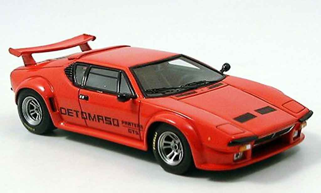 De Tomaso Pantera GT5 1/43 Spark GT5 rood 1981 modelauto