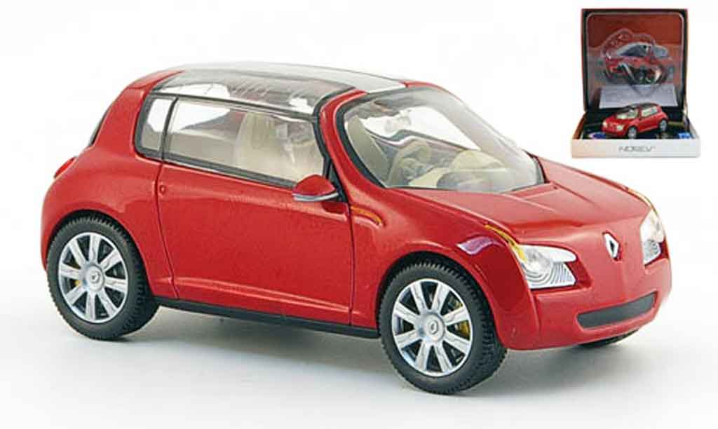 Renault Zoe 1/43 Norev rood autosalon genf 2005 modelauto