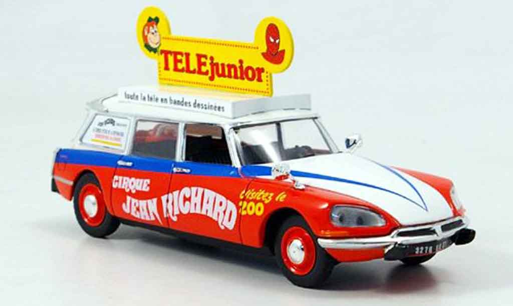 Citroen DS 1/43 Norev stationwagen zirkus pinder tinitin modelauto