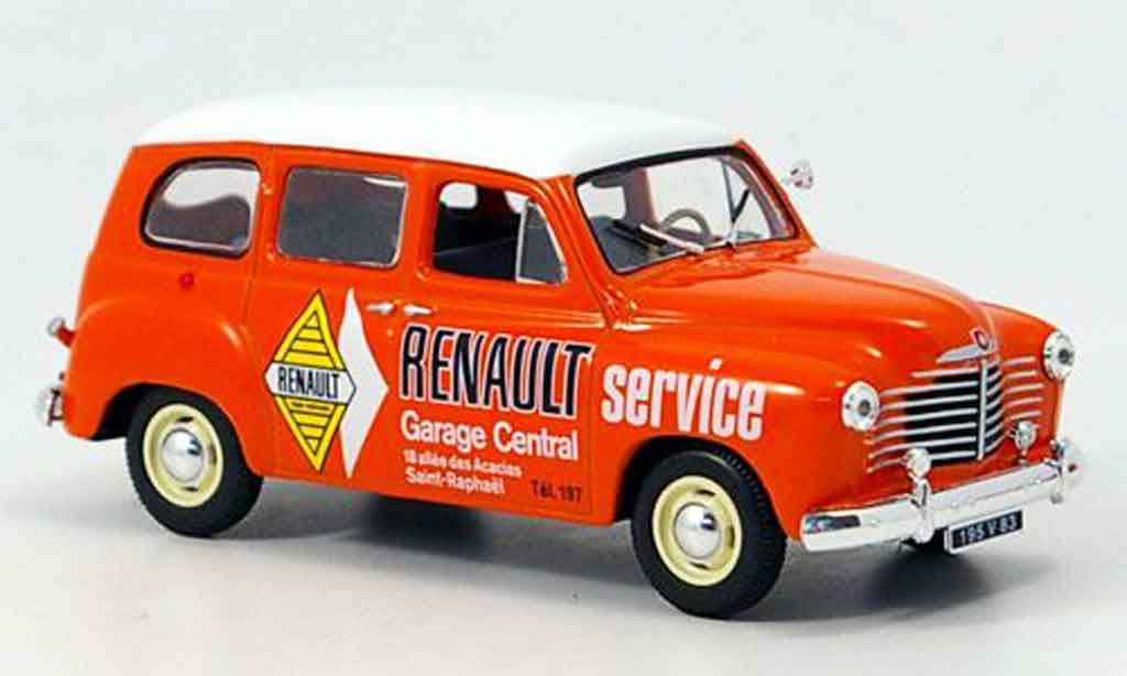 Renault Colorale 1/43 Norev service oranje wit modelauto