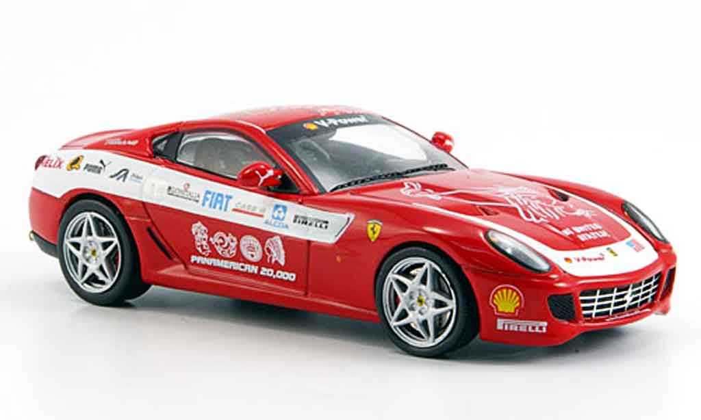 Ferrari 599 GTB 1/43 IXO GTB panamericana rood 2006 modelauto