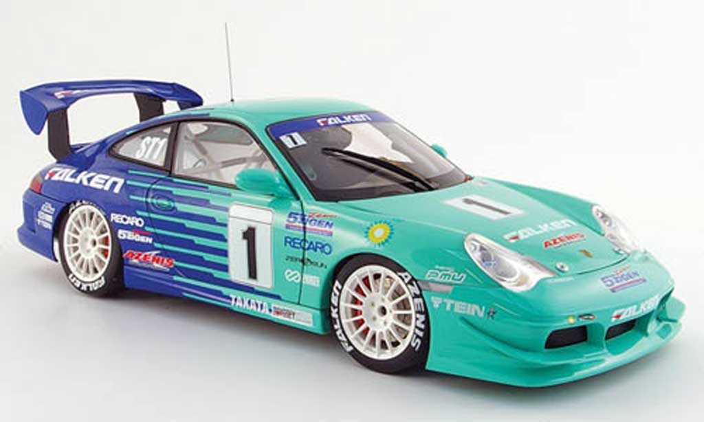Porsche 996 GT3 1/18 Autoart GT3 Cup no.1 falken super taikyu 2005 modelauto