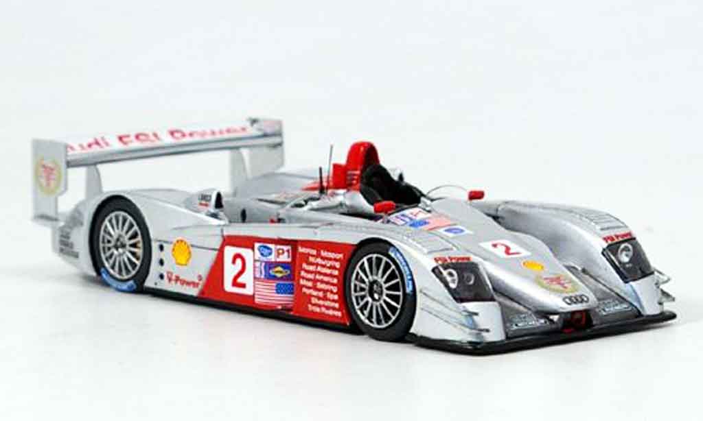 Audi R8 2006 1/43 Spark 2006 No.2 Sieger Lime Rock Park ALMS modelauto