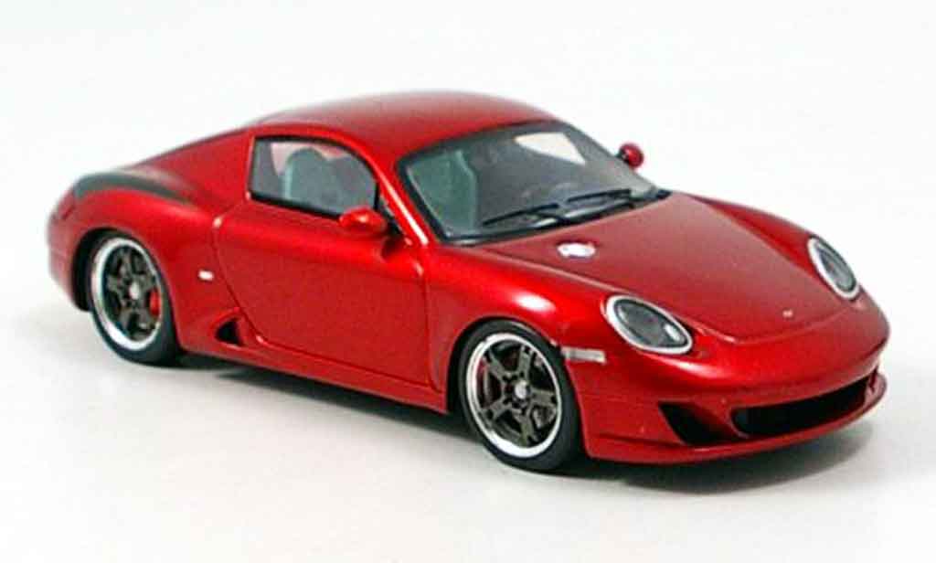 Ruf RK coupe 1/43 Spark coupe rood 2006 modelauto