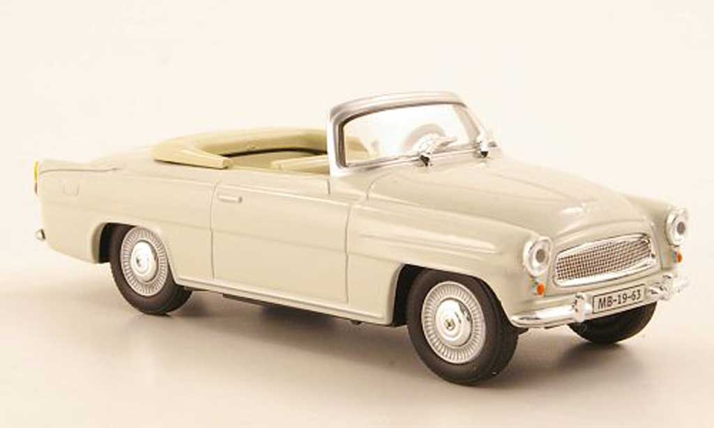 Skoda Felicia 1/43 Abrex Roadster grijs modelauto