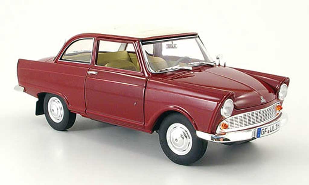 DKW Junior 1/18 Revell rood wit 1959 modelauto