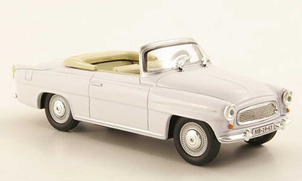 Skoda Felicia 1/43 Abrex Roadster wit modelauto