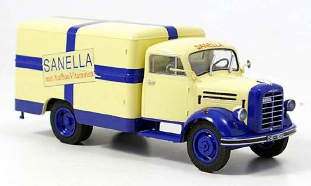Borgward B 2500 1/43 Schuco Sanella Bestelwagen modelauto
