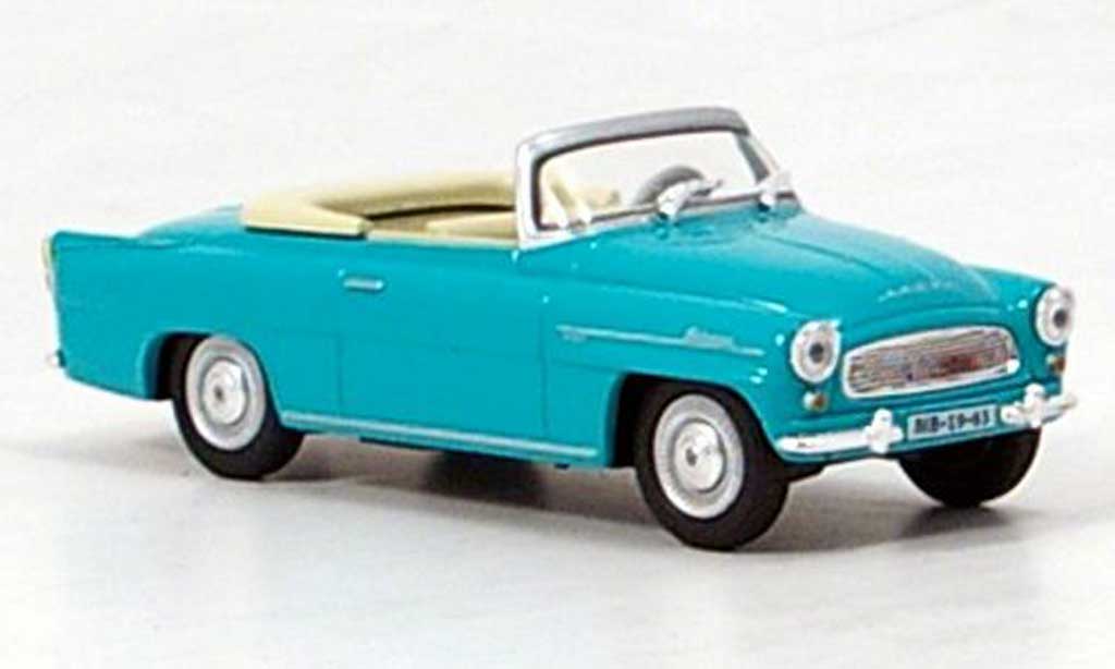 Skoda Felicia 1/43 Abrex Roadster turkis modelauto