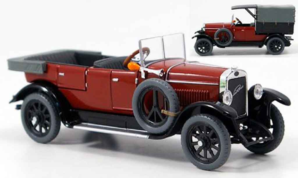 Laurin Klement Combi 1/43 Abrex Laurin-Klement body limousine lieferwagen rood 1927 modelauto