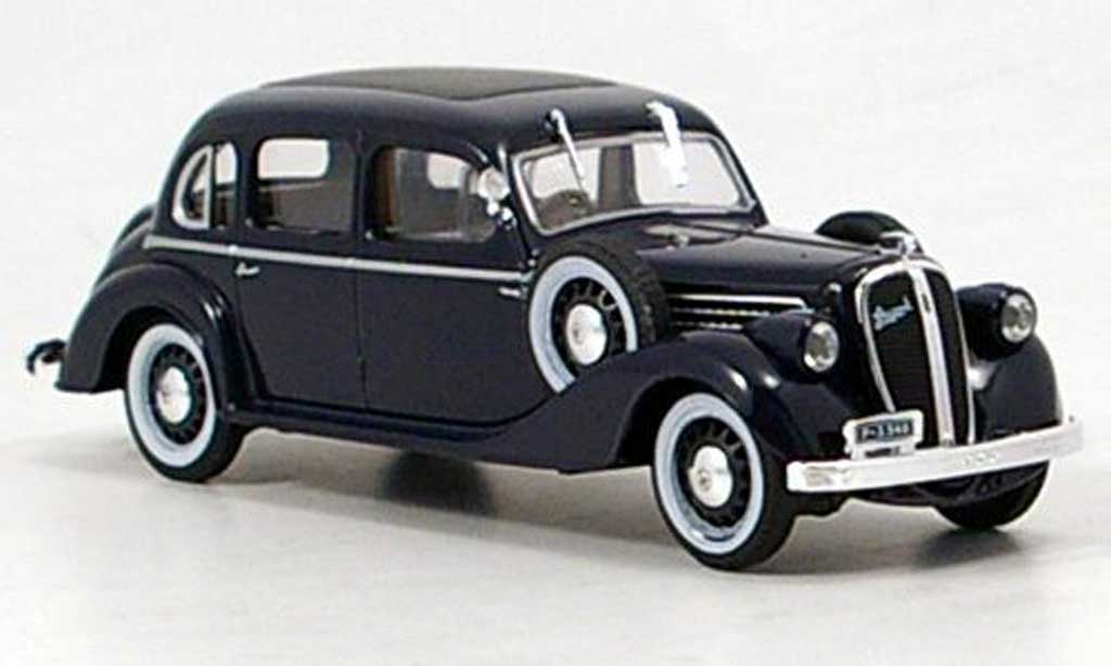 Skoda Superb 1938 1/43 Abrex 1938 913 blauw modelauto