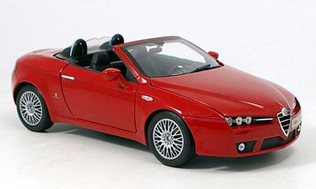 Alfa Romeo Spider 1/18 Norev rood 2006 modelauto
