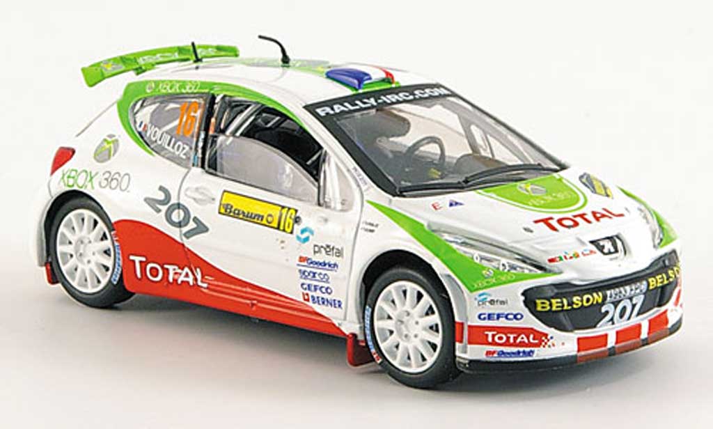 Peugeot 207 S2000 1/43 Solido S2000 No.16 XBox 360 Barum Rally 2008 modelauto