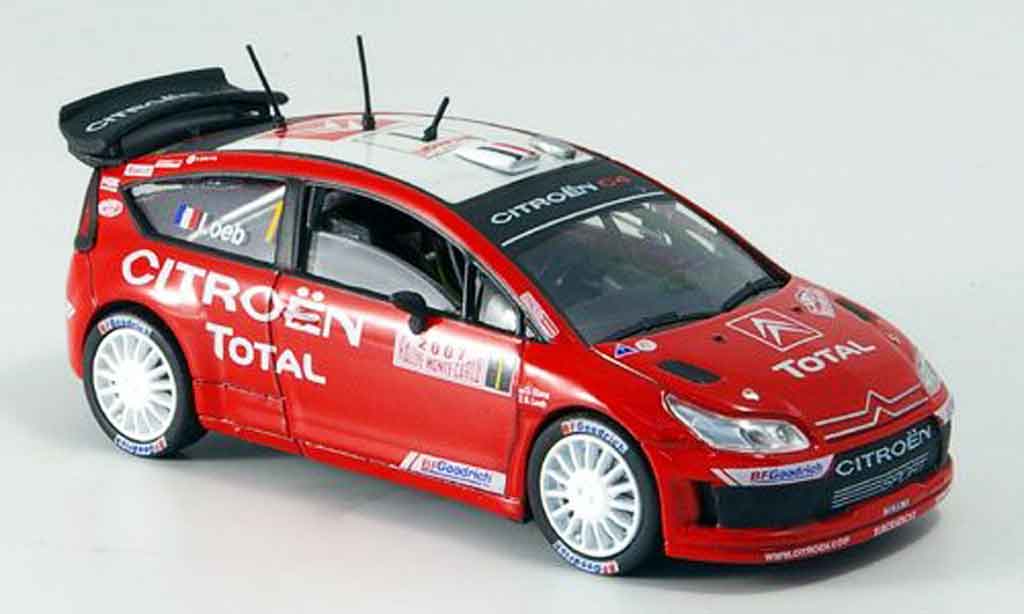 Citroen C4 WRC 2007 1/43 Solido WRC 2007 collection exklusiv modelauto