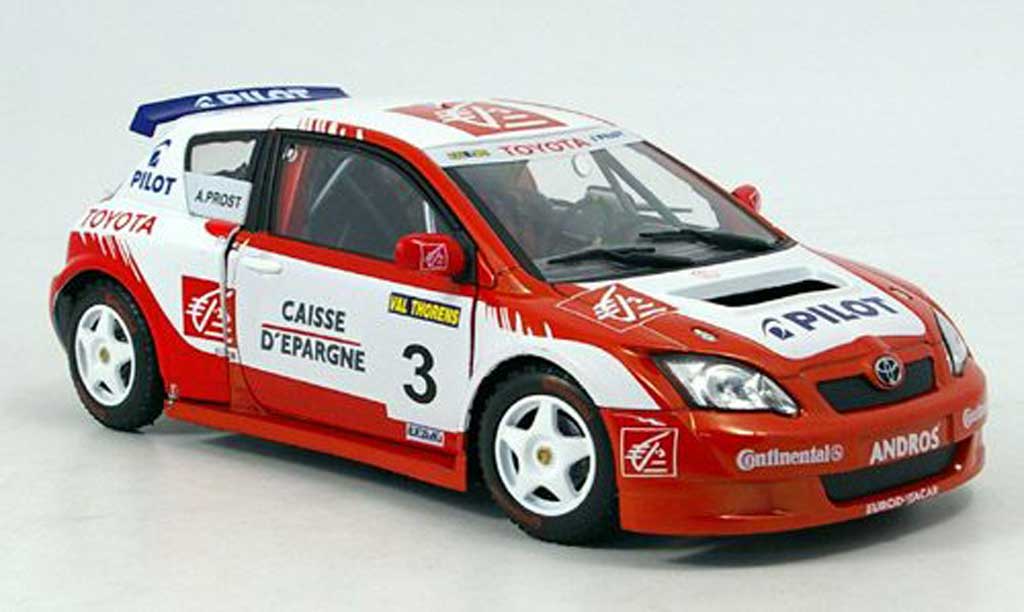 Toyota Corolla Trophee Andros 1/18 Solido Trophee Andros no.3 prost collection 2006 modelauto