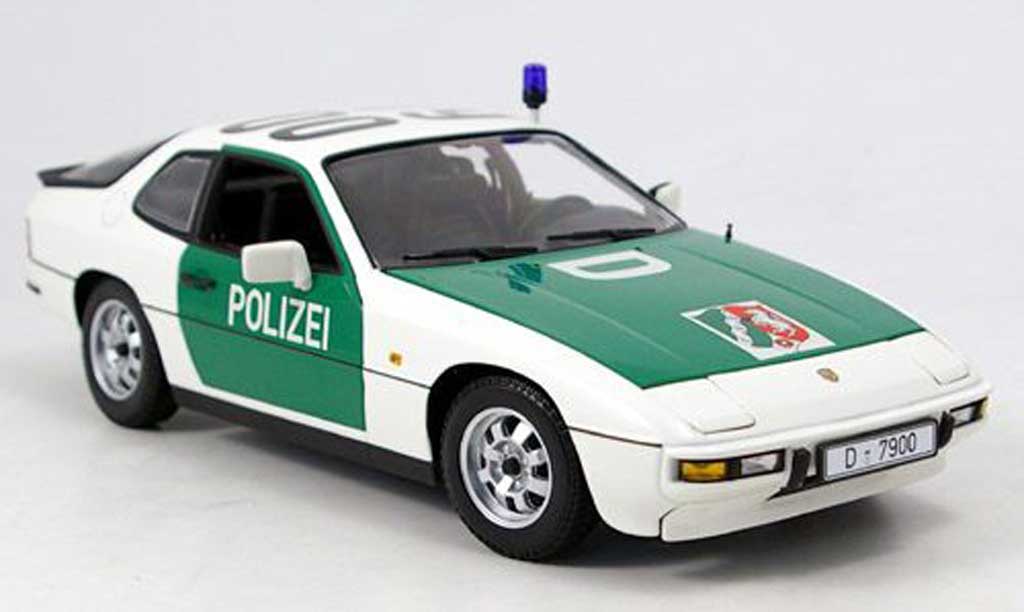 Porsche 924 1/18 Minichamps politie autoroute dusseldorf modelauto