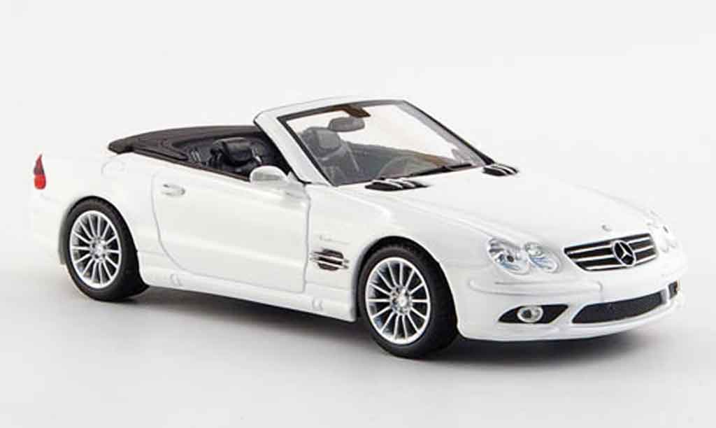 Mercedes Classe SL 1/43 Minichamps SL 55 AMG wit offen 2007 modelauto
