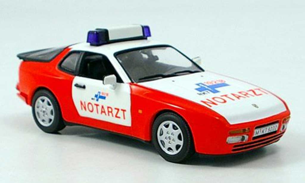 Porsche 944 1989 1/43 Minichamps 1989 S2 Notarzt - MKT Munchen modelauto