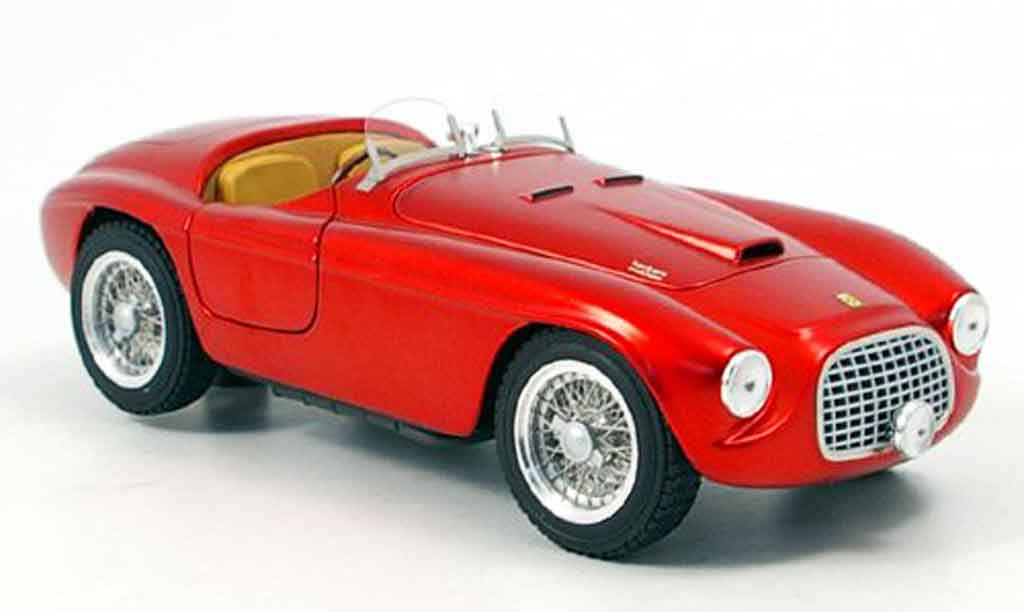 Ferrari 166 1/18 Hot Wheels Elite MM barchetta serie elite rood 60th modelauto