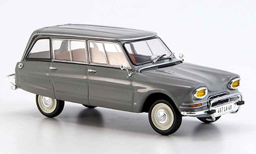 Citroen Ami 6 1/43 Minichamps stationwagen grijs modelauto