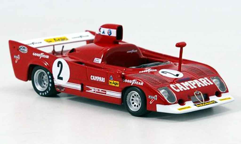 Alfa Romeo 33.3 1975 1/43 Minichamps 1975 tt 12 no.2 pescarolo sieger 1000 km spa modelauto