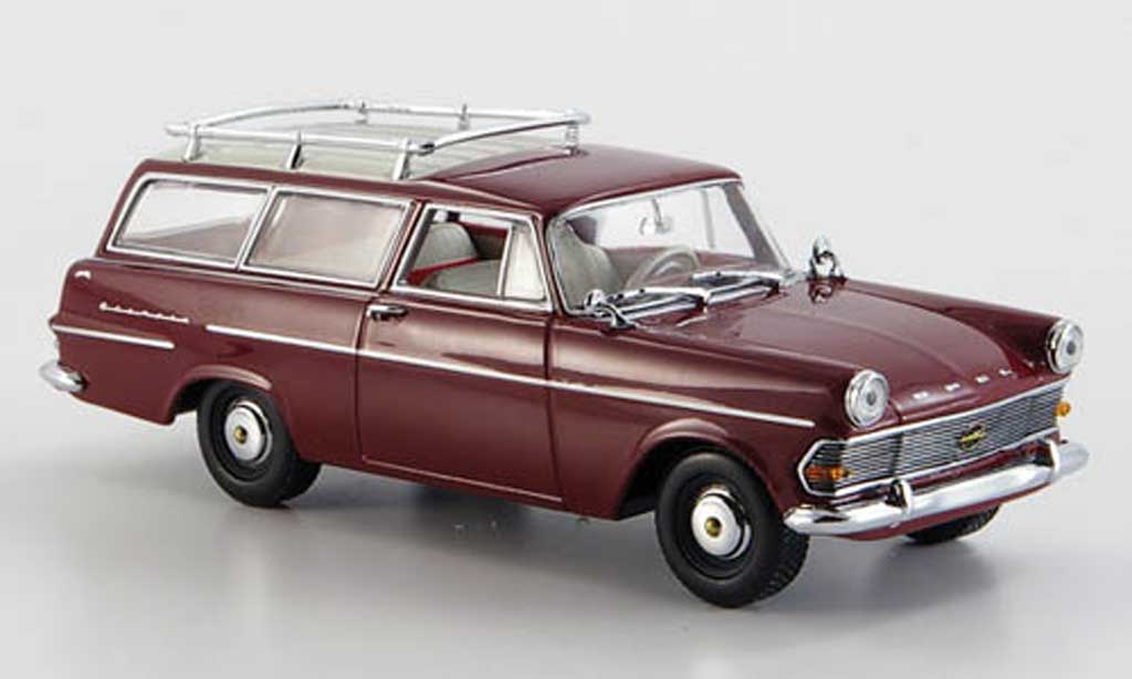 Opel Rekord 1/43 Minichamps P2 Caravan rood 1960 modelauto