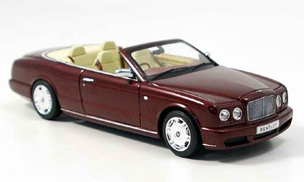 Bentley Azure 1/43 Minichamps Cabrio rood 2005 modelauto